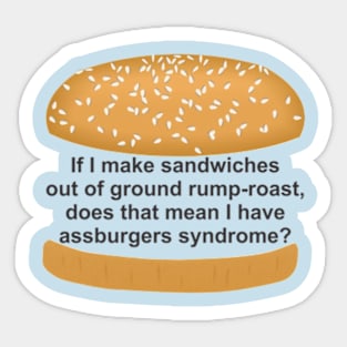 Assburgers Syndrome Sticker